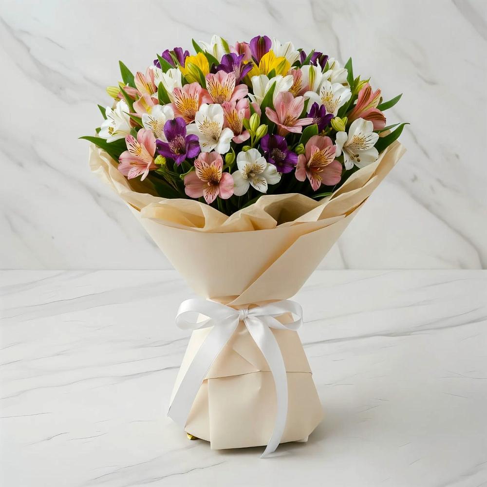 Букет цветов из: Альстромерии в Грайвороне