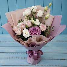 Букет цветов из:  Розы и Лизиантусы в Грайвороне