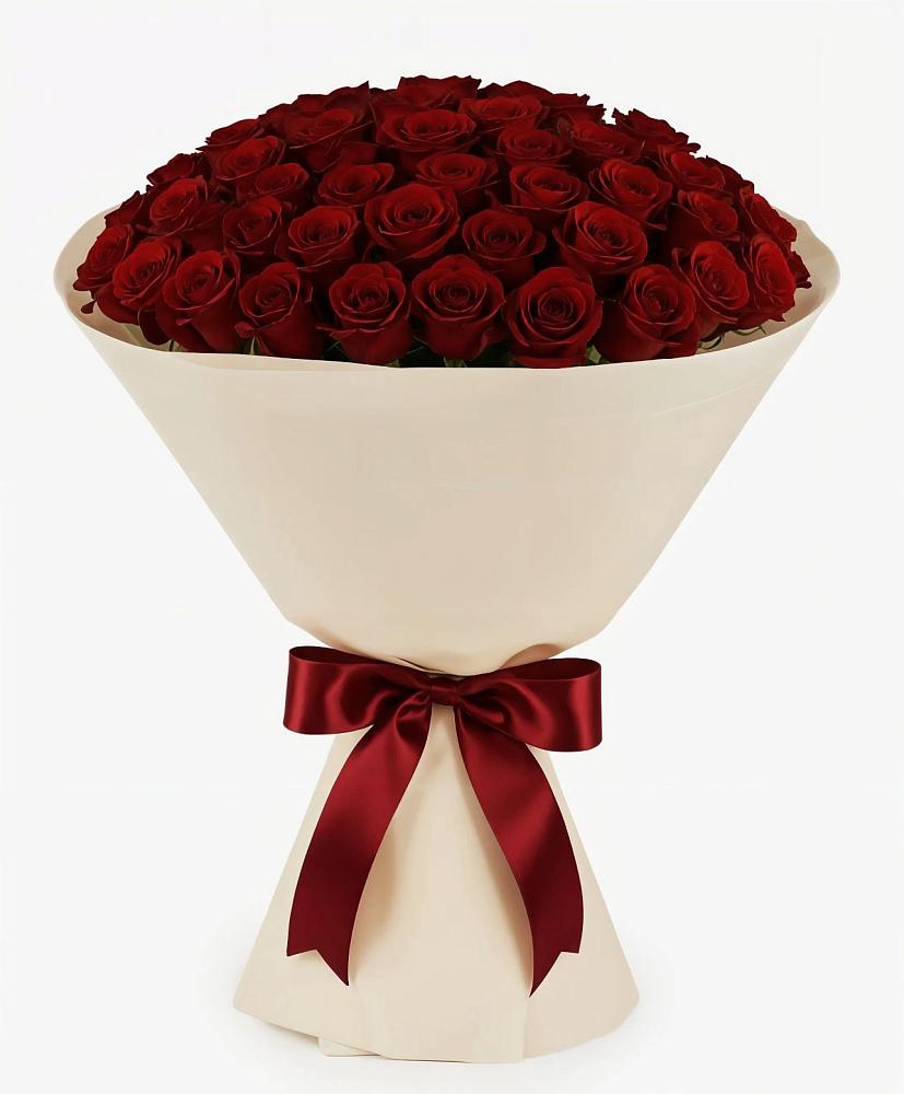 Букет 101 Бордовая роза Блэк Бакарра в Грайвороне